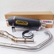 Knalpot Racing Bass Adem Fullset Pnp New Megapro Primus Mono Monoshock Tiger Revo CB Verza Gl Pro Ma