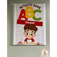 Laminated ABC Activity Book - Children Activity Book | Busy Book for Early Writers ABC Book for Kids