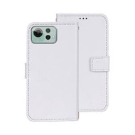 全城熱賣 - 適用於華碩 Zenfone 12 Ultra idewei 瘋馬紋左右翻蓋手機皮套（白色）