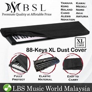 BSL 88 Key Extra Large Dust Cover Digital Piano Dust Cover Keys Protector Yamaha Casio Korg Roland