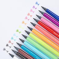 Pen gel hitam berasaskan air Munami Korea, set pen cat air pelajar, pen berwarna, pen serat 04031