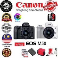 Canon EOS M50  + 32GB + Bag + Extra Battery