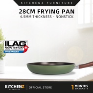 KitchenZ Frying Pan cookware German Ernesto 28cm 5 Layer Non Stick 4.5mm - KZ-KW-NSFY-P28-MC