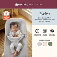 Ergobaby Evolve Bouncer Mesh Bouncer Fold Flat Natural Rocking from Newborn through Toddlerhood Newb