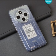 poco C75 Case Photo Slot CardBENING Card/ TPU Clear Wallet Casing poco C75