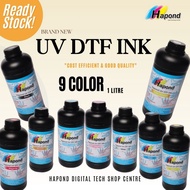 READY STOCK INK Hapond UV DTF TTJ Ink (EPSON I3200/DX5/XP600/TX800)