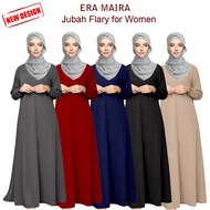 Jubah Muslimah | Jubah Plain Crepe | Jubah Plain | Long Dress | A Cut Como Crepe Ironless