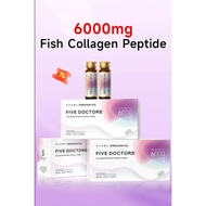 Five Doctors 6000mg Collagen Peptide Drink with Vitamin C+Fish Collagen 30mlx10s