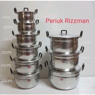 Periuk Cap Buaya original Tebal Thailand set 6 biji @ set 3 besar