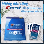 [ Full Box ] 14 packs of Crest 3D White Glamorous Teeth Whitening Strips for sensitive teeth