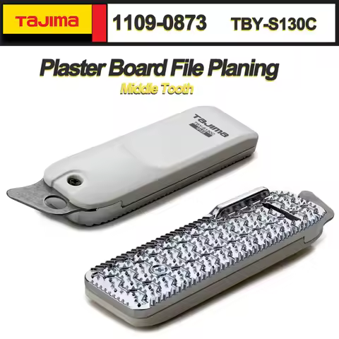 JAPAN TAJIMA TBY-S130C Plaster Board File Planning Rasp Middle Tooth Single Side Hand Planes 1109-08