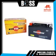 [KOYOKO] YTX7A-BS SEALED Motorcycle Battery Bateri Motor SM SPORT/SYM VF3I/JET POWER/KARISMA/VS125