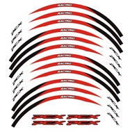 14" 13" Inch Wheel Motorcycle Wheel Sticker Reflective Decals Rim Tape For HONDA PCX 125 150 160