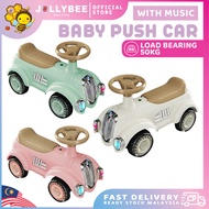 4 Wheels Ride On Toy Car Baby Push Car with Music & Lights Kereta Mainan Budak With Storage Function