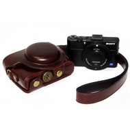 Retro PU Leather Case Cover for Sony DSC-RX100 VII M7RX100II M2 RX100 M3 RX100III M4 M5 M5A M6 Butto