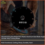 T GO Woodworking Saw Blade PVC Plastic Angle Grinder Cutting Blade Aluminum Alloy