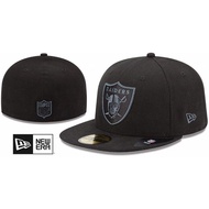 Las Vegas Raiders NFL Team-Basic Fadeout Black Hat Adjusted By New Era