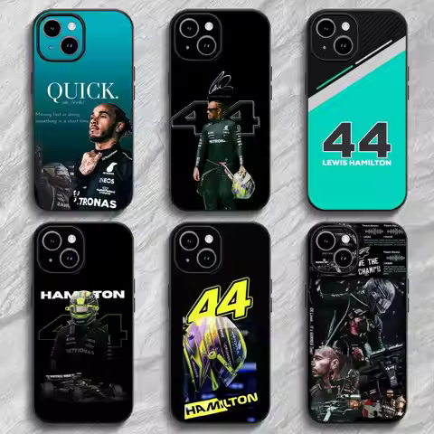 Lewis Racer Hamilton Phone Case for iPhone 12-17 Air Plus Pro Max Satin Glossy Colorful Great Gift p