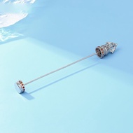 Universal DIY Threaded Pendant Empty Holder Vajra Inlaid Dzi Beads Demon Pestle Pendant Tibetan Styl