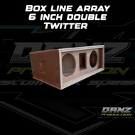 Box line array 6 inch double box speaker