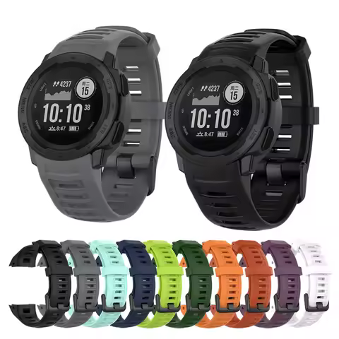 Silicone Wristband For Garmin Instinct/2 Smart Watch Band Strap Replacement Bracelet For Garmin Inst