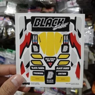 DECAL MINI 4WD BLACK SABER STICKER TAMIYA BLACK SABER