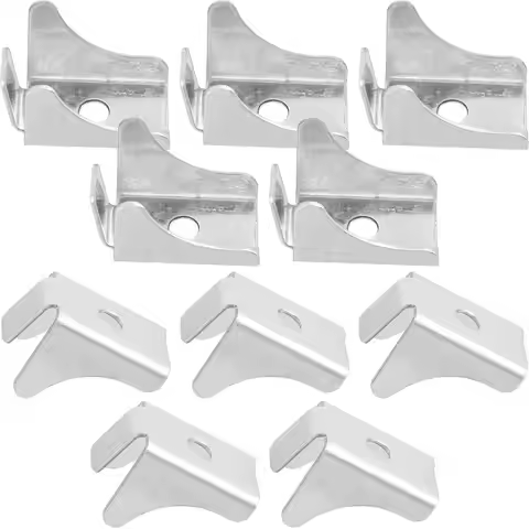 10 Pcs File Cabinet Shelf Clips Buckle Heavy Duty Steel Shelf Support Clips Functional Shelving Clip