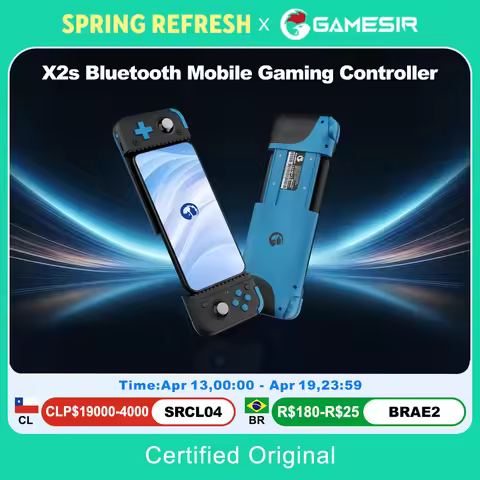 GameSir X2s Bluetooth Controle Mobile Gaming Controller for iOS Android Phones PC Gamepad Hall Effec