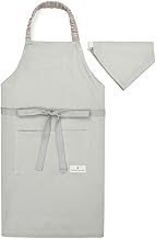 COLORFUL CANDY STYLE N1256630 Children's Apron, 51.2-63.0 inches (130-160 cm), Dull Plain, Dull Mint