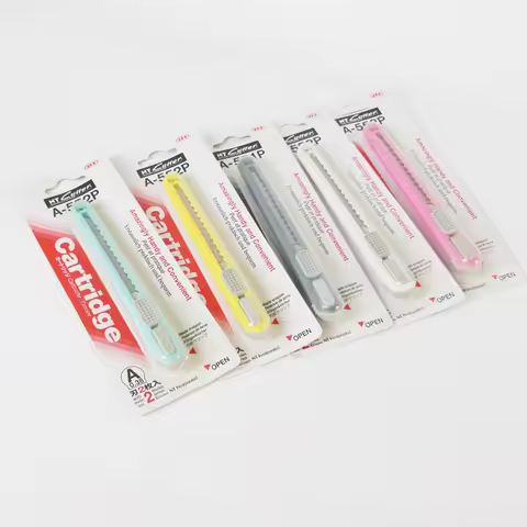 High quality car wrap cutter auto lock paper cutter Knife with 9mm Stainless steel blades NT.A-552P