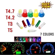 1PCS T5 T4.7 T4.2 T3 SMD Wedge Instrument Dashboard Car Meter LED Light Bulb Universal Proton Peroad