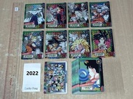 2022年版 全新 Bandai DragonBall Carddass Premium Vol 8 龍珠 本彈 激鬥 復刻 特別彈 全套9閃 & 72白卡 咭(不散賣) 日版