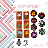 LENCANA BUNGA KADET TUNAS / PANDU PUTERI