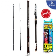 [สินค้ามาใหม่] คันตกหมึก Pioneer Egi Master 8 ฟุต 6 นิ้ว สองท่อนต่อกลาง ฟรี!!โยกุ้ง Egi King 5.0 กรั