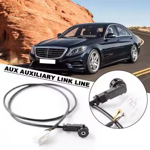 AUX Auxiliary Cable 4pin Aux Input Radio Cable For Mercedes C-Class W203 CLK W209 A2034401808 AUX Au