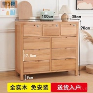 Solid Wood Chest of Drawers Full Solid Wood Storage Chest of Drawers Living Room Bedroom Drawer Simp