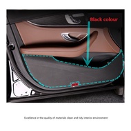 Angelguoguo For Mercedes-Benz 2016 E class Prevent door plank  tread dirty/Door plank protection stickers