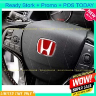 Honda Emblem Logo Steering Civic City Jazz Accord 2 COLOUR SIZE Chrome RS Type R badge lower cover F