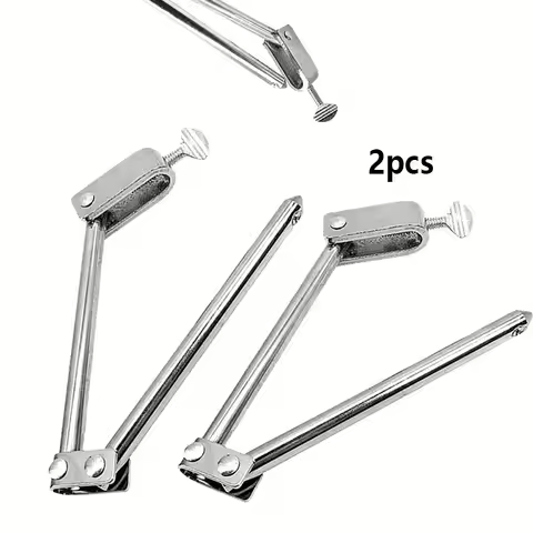 2pcs Car Brake Flexi Pipe Clamp Bar Brake Fuel Hydraulic Fluid Coolant Hose Winholder Tools Brand Ne