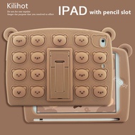 เด็ก Air4 Pro11 2020 2021 IPad พร้อมฝาครอบดินสอปากกาสำหรับ Air Mini 1st 2nd 3rd 4th 5th 6th 7th 8th 11th Gen IPad ปลอก2017 2018 Pro 9.7 10.5 10.9 11 8นิ้ว2019 10.2 IPad Case Samsung Tab A T290 T295 T297 Air3 Air2 Air1 Pro10.5