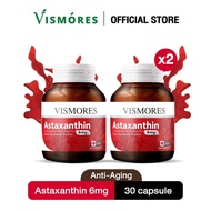 Vismores Astaxanthin 6 mg from Japan แอสตาแซนธิน จากญี่ปุ่น แพ็ค 2 กระปุก