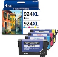 MEZOO Remanufactured 924 924XL T924XL Ink Cartridge High Yeild Compatible for Workforce Pro WF-C4310