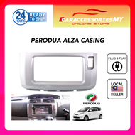 Perodua Alza Original Silver Double Din Casing alza accessories radio player casing