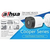 Dahua HDCVI HAC-B1A21 2MP 1080P outdoor camera.