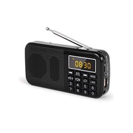 J-725 Mobile Radio Rechargeable Wide FM (FM Only Radio Portable Mini Digital Radio Wide FM SD USB