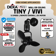 【FIERO TINY 16 VIVI 16】Wall 16" Fan Remote Control / Kipas Dinding Remote / Quiet Operation / Home U