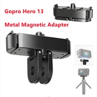Metal Magnetic Quick Release Base for GoPro Hero 13 Extension Mount Adapter Holder Bracket for Go Pr