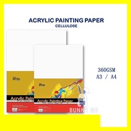 CAMPAP ARTO ACRYLIC PAINTING PAPER /DRAWING PAPER  360GSM / A4 SIZE / A3 SIZE