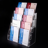 Acrylic Display Rack Cereal Pen Holder Book Stocking Rack Greeting Card Rack Postcard Rack Trapezoid