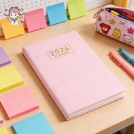 A6 Daily Planner - Ultra-Compact Pocket Calendar (Jan 2026-Dec 2026), Thin Cover, for Purse/Pocket